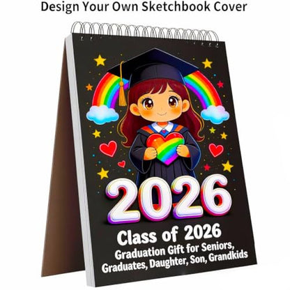 Soucolor Sketch Book 9" x 12", 100 Sheets Kids Art Sketchbook Drawing Pad - color: Black, size: 9" x 12" (Pack of 1)