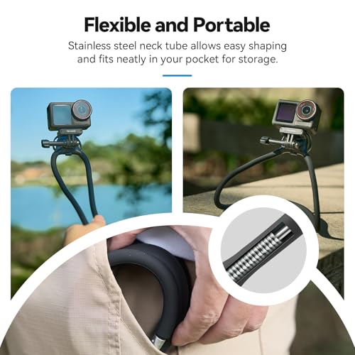 TELESIN Neck Mount Se 2.0 Combo Set, Magnetic Phone Holder for iPhone Android, Chest Strap Hand Free POV Video Phone Stand for iPhone 17 16 15 14 13 12 Samsung Android Action Cameras - style: Neck Mount Se 2.0+Magnetic Phone Holder