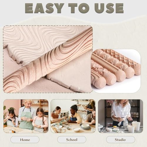 11Pcs Pottery Clay Trimming Tools Kit for Molding Sculpting Crafting