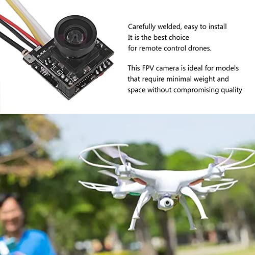 Micro FPV AIO Camera, 5.8G 40CH 25mW Switchable FPV Transmitter Mini FPV Micro AIO Camera, Radio Transmission Device for FPV Drone, FPV Indoor Racing