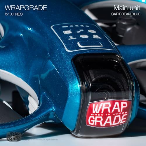 WRAPGRADE Skin Sticker Compatible with DJI NEO Full Wrap (Caribbean Blue) - color: Caribbean Blue