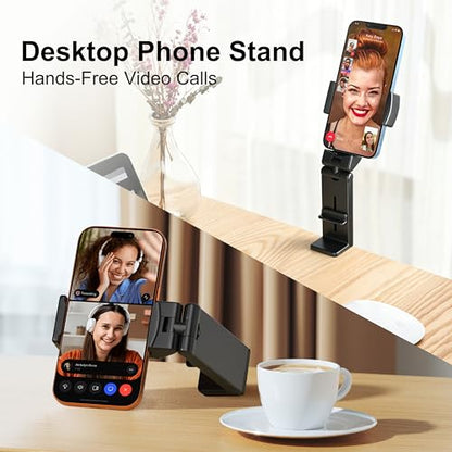 Perilogics Universal Airplane Phone Holder Mount, Plane Travel Essentials - color: Black