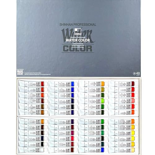 ShinHan Professional Watercolor Paint 7.5ml Tube 48 Color Set