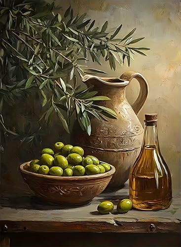 olive branch Diamond Art Kits for Adult Diamond Painting Kit for Beginner - color: DP03542