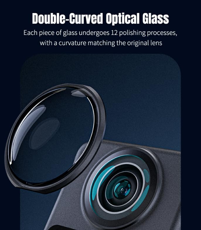Lens Guard/Lens Protective Cover Compatible with DJI Osmo 360/Osmo 360 II, High-definition Anti-Scratch,Waterproof Dustproof (PC Material) - color: PC Material