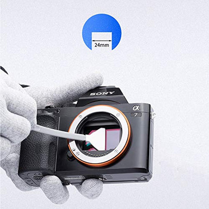 VSGO VS-S03E Full Frame Camera Sensor Cleaning Kit Compatible for Sony Nikon Canon FF CCD CMOS Clean 12pcs Sensor Cleaning Swab and 10ml Cleaner …