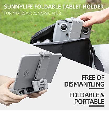 CZFRIEND Drone Remote Controller Accessories Dismantling-Free Tablet Holder Portable Foldable Tablet Mount for DJI RC N1 Remote Control