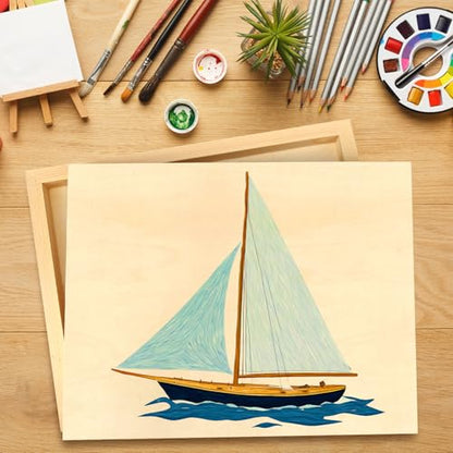 FSWCCK 5 Pack 11 x 14 inch Wood Panel Boards, Unfinished Wood Canvas Panels for Crafts, Painting Canvas, DIY Art Projects, Pouring, Arts Use with Oils, Acrylics - size: 11"X 14" 5 Pack