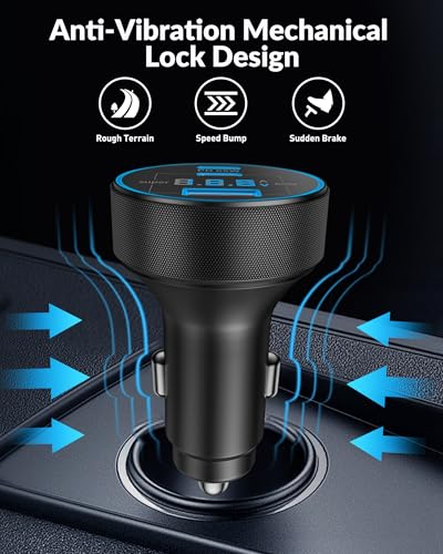 Car Charger USB C, 130W 3-Port Fast Cigarette Lighter USB Charger Adapter