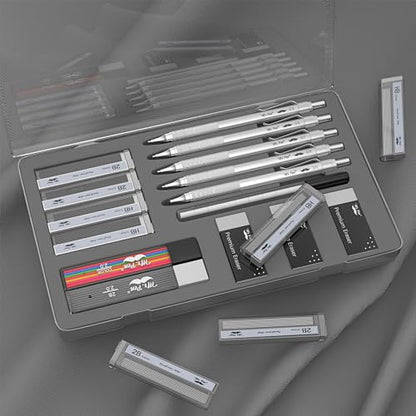 Mr. Pen- Professional Metal Mechanical Pencil Set with Lead Refills & Erase