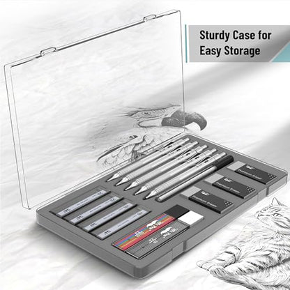 Mr. Pen- Professional Metal Mechanical Pencil Set with Lead Refills & Erase