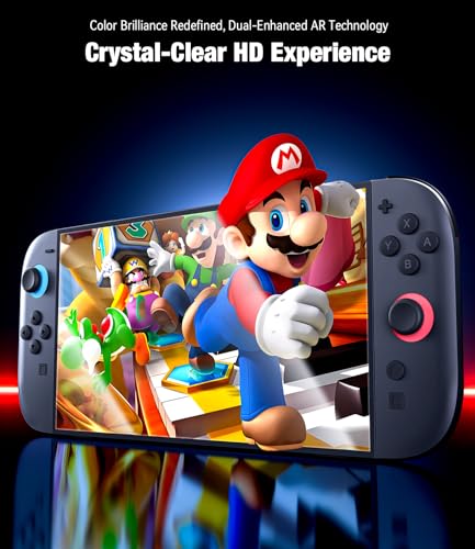 Hoerrye for Nintendo Switch 2 Screen Protector - 2025 Switch2 9H Tempered Glass, HD Clear with Auto Dust Removal, Anti-Scratch & Bubble-Free Installation Kit (2 Pack)