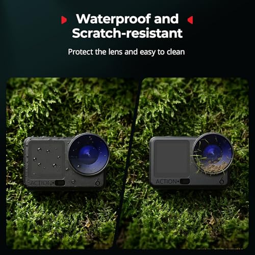 SmallRig Threaded Filter Kit for DJI Osmo Action 6 4 Pack - 6036 - style: Threaded Filters: CPL+ND8+ND16+ND32+Lens Cover