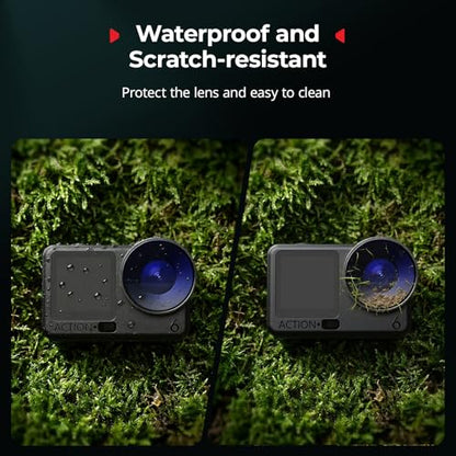 SmallRig Threaded Filter Kit for DJI Osmo Action 6 4 Pack - 6036 - style: Threaded Filters: CPL+ND8+ND16+ND32+Lens Cover