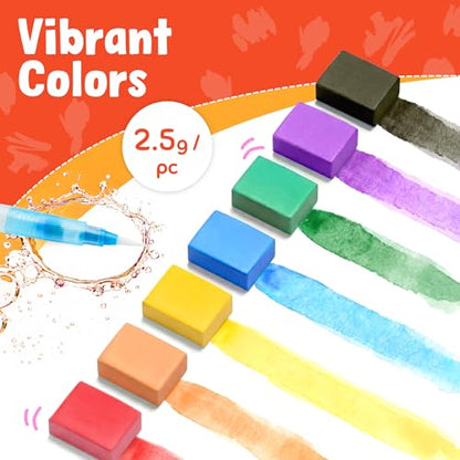 JoyCat Mix & Match Paint with Water Coloring Books with Stickers (Animals) - style: Animals