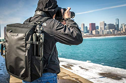 VANGUARD VEO SELECT45M BK Backpack/Shoulder Bag for DSLR Camera, Video Gear or Drone, Black - style: Veoselect45mbk Backpack, Black