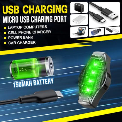 Wireless LED Strobe Lights for Car with Remote Control-10 Modes