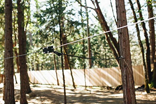 350' Rogue Zip Line Kit (One Set of Riding Gear) - size: 350'