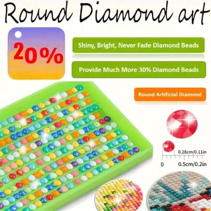 Cat Special Shape Diamond Art Kits For Adults Beginner,Diamond Dot Art Kits - color: YP102