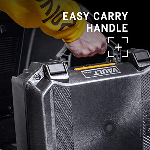 Pelican Vault V100 Hard Case (Camera, Pistol, Gear, Equipment) - color: Black, style: With Foam