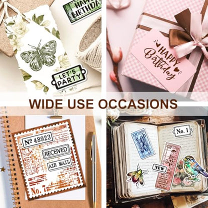 29 Pcs Acrylic Stamps for Crafting Card Making Supplies Set - style: 29Pcs Journal Clear Stamps