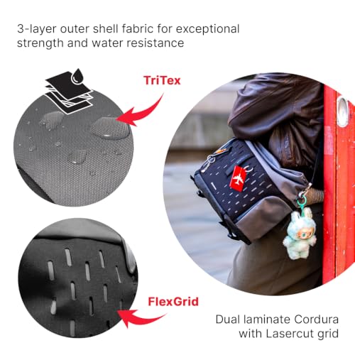 Manfrotto Uncover Camera Messenger Bag 12L, Expandable Roll-Top - size: Large Mess 12L