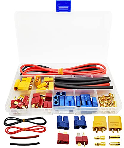 T-Plug XT60 EC3 Male and Female Adapter Connectors for RC ESC Battery