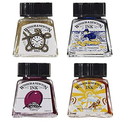 Winsor & Newton Drawing Ink, 14ml Bottle, Carmine - color: Carmine