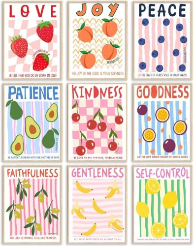 9 Pack Christian Paint by Numbers Kit for Adults Beginner (Without Frame) - color: YH05016