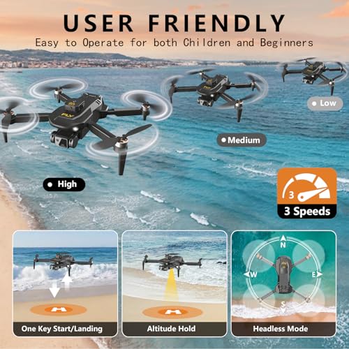 Foldable RC Quadcopter Drone for Adults Teen Boys Girls Beginners