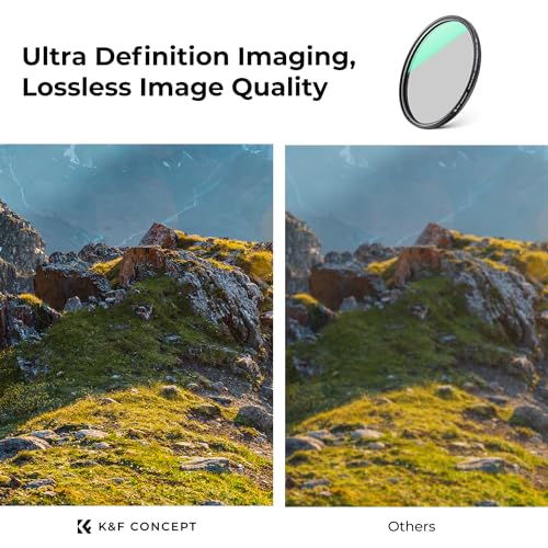 K&F CONCEPT 49mm Ultra-Low Reflectivity Circular Polarizer CPL Lens Filter - size: 49mm