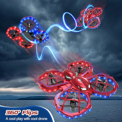 Spider Mini Drone for Kids Beginners - Toss to Go Quadcopter Birthday Gifts