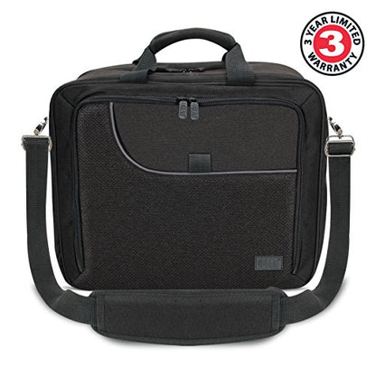 USA GEAR Drone Carrying Case - Drone Bag with Adjustable Dividers and Storage Pockets - Compatible with Yuneec Breeze, DJI Mavic Pro 2 & More - Fits Drone, Controller, Batteries and Propellers - Black - color: Black