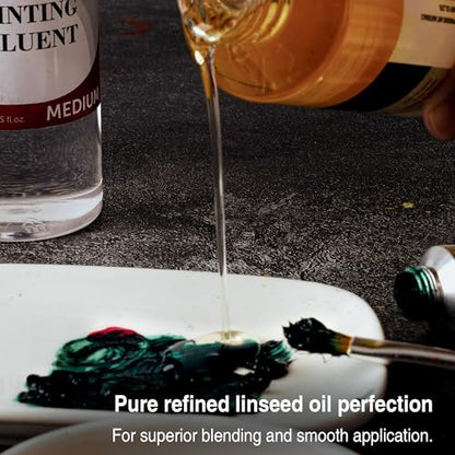 PHOENIX Refined Linseed Oil - 8.5 Fl Oz. / 250ml Bottle - style: Refined Linseed Oil 8.5 Fl Oz.