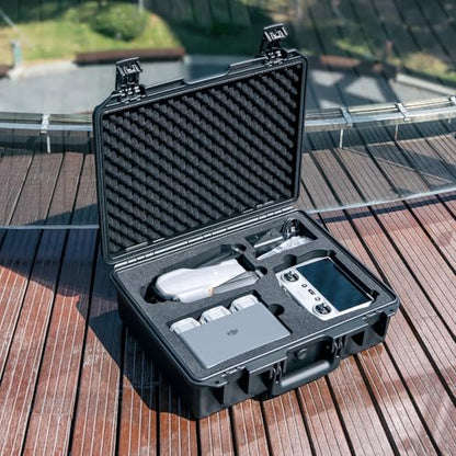Lykus Titan MA310 Hard Case for DJI Air 3S/3 and DJI RC2/RC-N3 - color: Black
