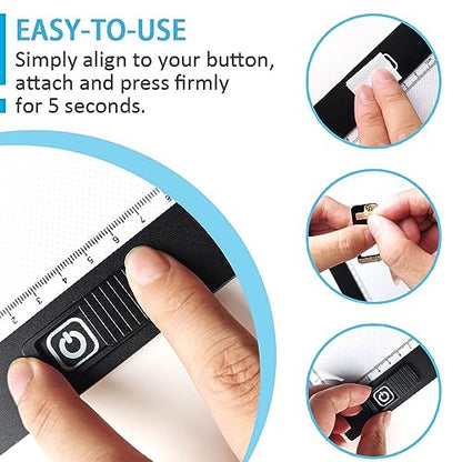ILIVABLE Diamond Painting Light Pad Button Cover, Touch Protector Grey 2pk - color: Grey