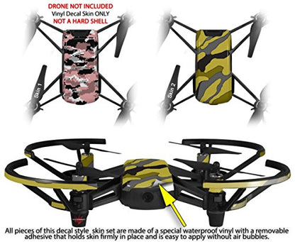 Skin Decal Wrap 2 Pack Compatible with DJI Ryze Tello WraptorCamo Digital Camo Pink Drone NOT Included