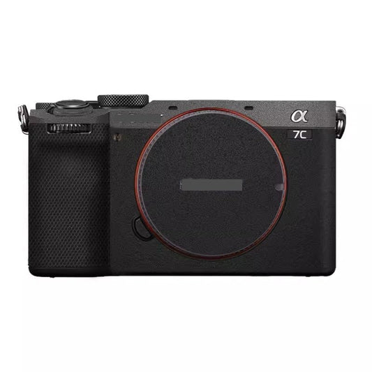 Camera Skin Wrap A7C2 Anti-Scratch Sticker Coat Vinly Protective Film Body Protector Decals Cover for Sony A7CR A7C II (Deep Grey+Frosted Black) - color: Deep Grey+Frosted Black
