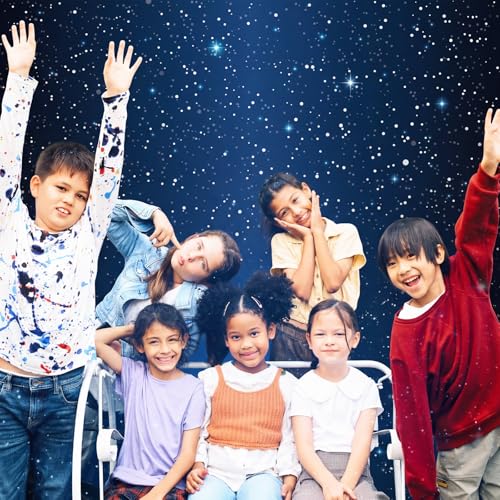 Oudain 54 Inch x 100 ft Starry Galaxy Tablecloth Roll Cutter Box - style: Starry Sky