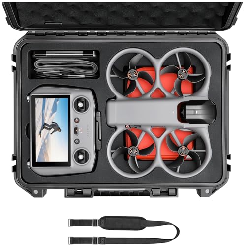 FPVtosky Hard Carrying Case for DJI Avata 360, Compatible with RC 2 Remote Controller, Drone Landing Pad Accessories [CASE ONLY]