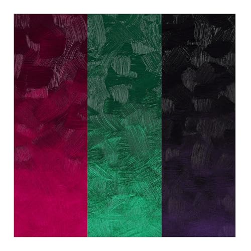 Tusc & Pine Artist Oil Paint - Jewel Tones, Set of 3 40 ml, Non-Yellowing, Rich & Creamy Consistency, Maximum Pigment Load, Small Batch Milled Oil Paints Made in the USA for Professional Artists - color: Jewel Tones, size: 40 ml (Set of 3)