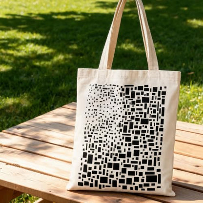 TIAMECH A4 Reusable Abstract Mosaic Square Stencil for Painting - style: Mosaic Square Grid