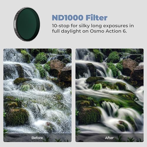 Freewell ND1000 Filter for DJl Osmo Action 6 - style: ND1000