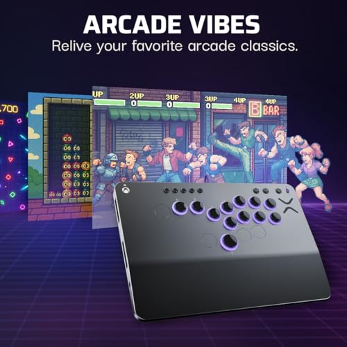 Turtle Beach Victrix Pro KO Leverless Esports All Button Fight Stick, Xbox - color: Gray