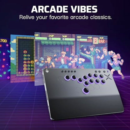 Turtle Beach Victrix Pro KO Leverless Esports All Button Fight Stick, Xbox - color: Gray