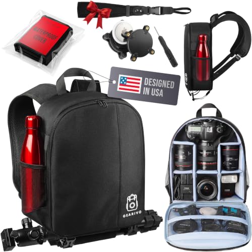 9L Camera Backpack for DSLR & Mirrorless Cameras, Laptop & Tripod