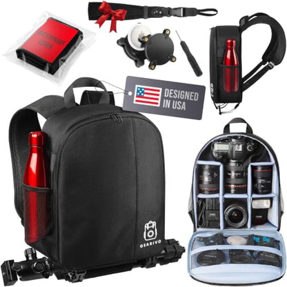 9L Camera Backpack for DSLR & Mirrorless Cameras, Laptop & Tripod