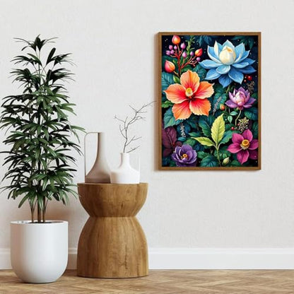 Flowers Diamond Art Kits for Adult Diamond Painting Kit for Beginner - color: DP03626
