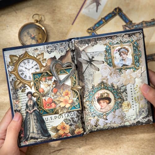 60 Pcs Medieval Frame Stickers for Scrapbooking and Journaling - color: Medieval Crests