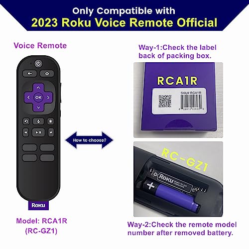 Red Remote Cover for Roku Voice Remote (Official) RCA1R, RC-GZ1 Controller - color: Red